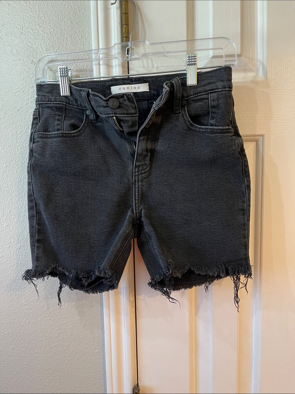 eunina Black High-Rise Short - Kailey
